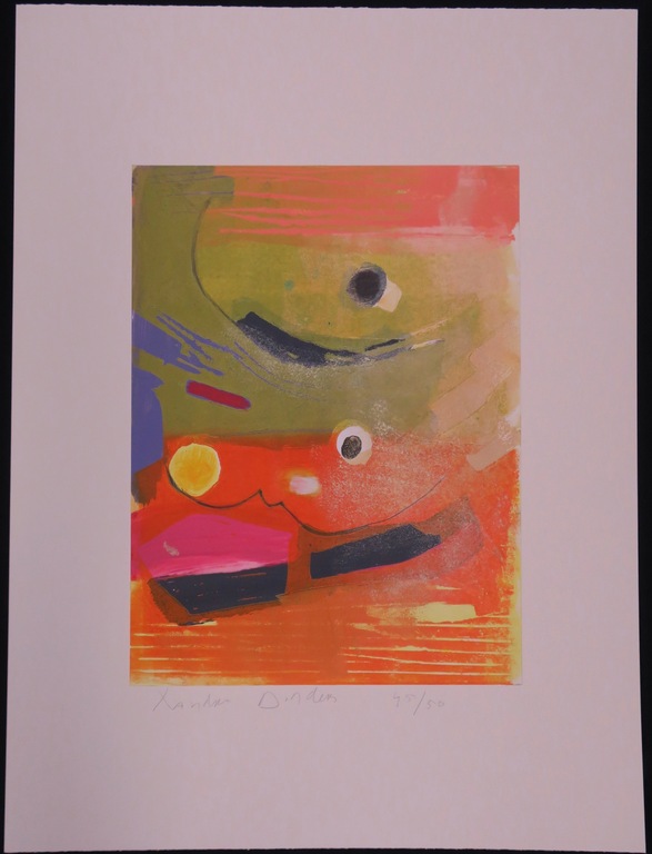 Xandra Donders: Zeefdruk, Romance (oranje) kopen? Bied vanaf 35!