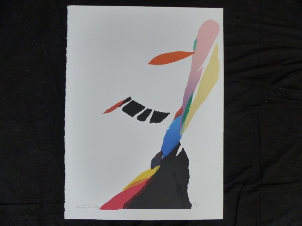 zeefdruk hand-gesigneerd verkocht voor € 35!