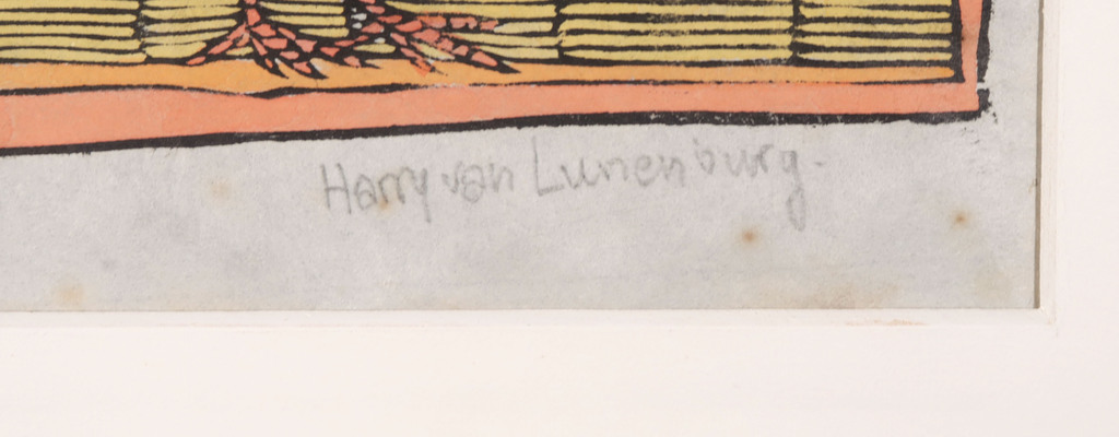 Harry van Lunenburg: Houtsnede, Meduke kopen? Bied vanaf 1!