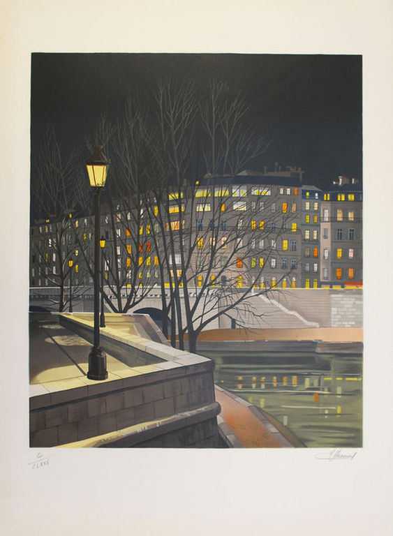 Au bord du quai - Lithografie - Handgesigneerd - Oplage: 175 + CLXXV kopen? Bied vanaf 1!