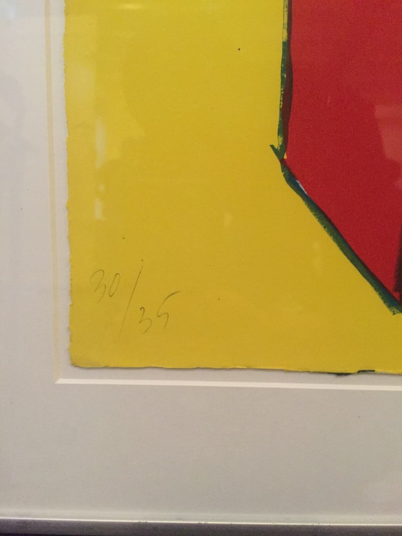 Jan Sierhuis, Lithografie, gesigneerd, ingelijst achter glas kopen? Bied vanaf 125!