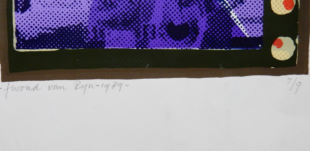 Ewoud van Rijn (1967) litho uit 1989 - oplage 9 kopen? Bied vanaf 125!