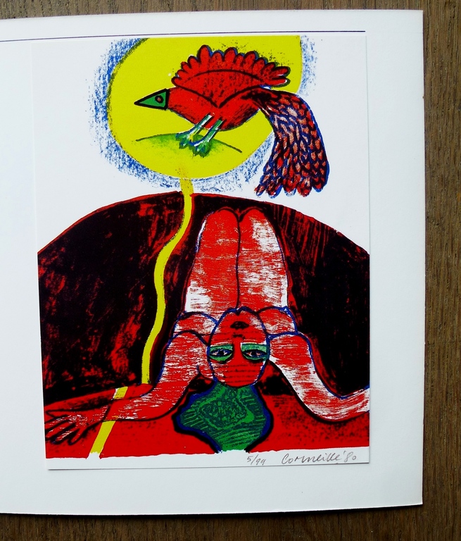 Corneille, handgesigneerde litho, 1980 kopen? Bied vanaf 1!