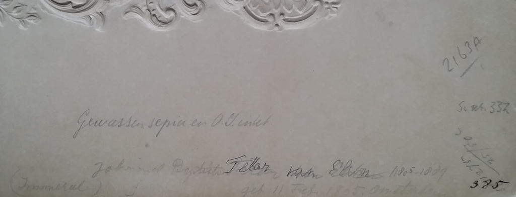 Tetar van Elven - Aquarel op papier - kerkinterieur kopen? Bied vanaf 180!