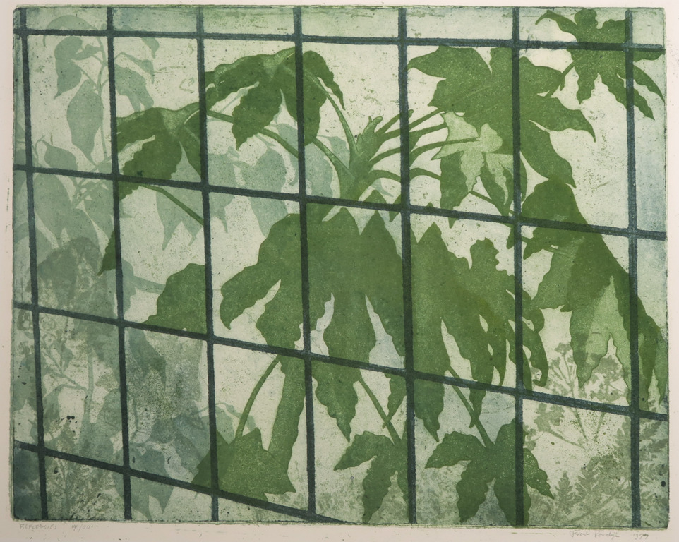 Frank Porcelijn: Ets en aquatint, Refleksies verkocht voor € 46!