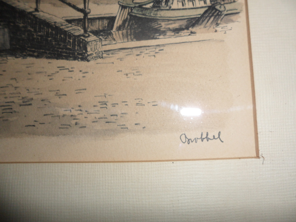 Bob Brobbel: Kleuren ets, Rotterdam. kopen? Bied vanaf 10!