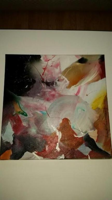 Kleurrijk schilderij Henk Keesmaat kopen? Bied vanaf 50!