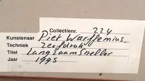 Piet Warffemius - 2 ingelijste zeefdrukken kopen? Bied vanaf 100!
