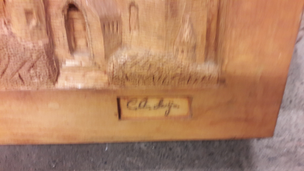 Hout kunstwerk ( kunstenaar onbekend) kopen? Bied vanaf 1!