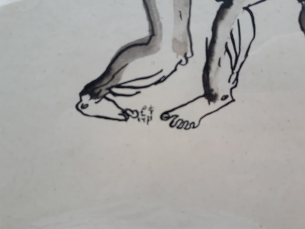 Lucebert - LUCEBERT Oost-Indische inttekening, gesigneerd en gedateerd kopen? Bied vanaf 1!