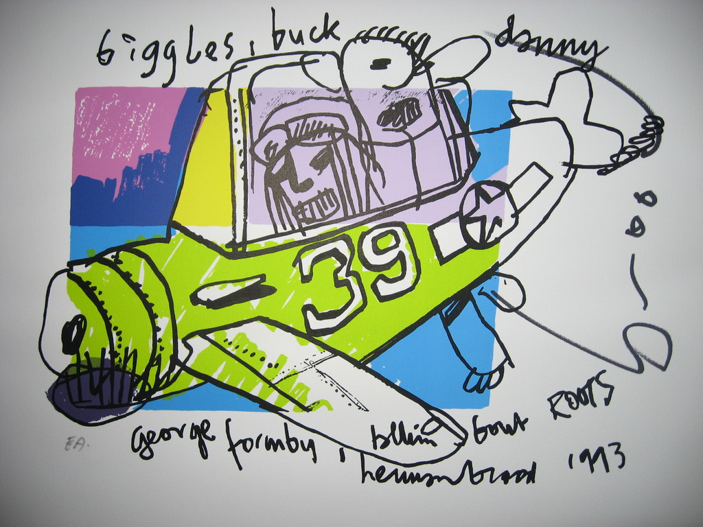 Herman Brood: Kleurenzeefdruk, Biggles kopen? Bied vanaf 99!