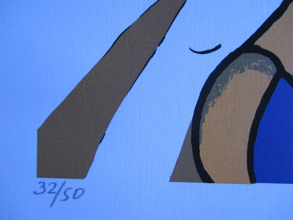 LAATSTE KEER V.A 1 euro!! Jules Bekker, zeefdruk  kopen? Bied vanaf 1!