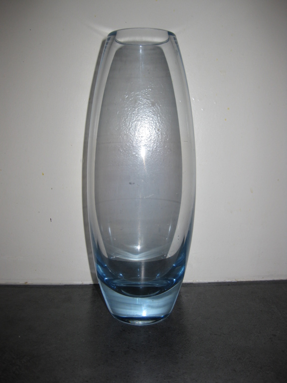 Holmegaard - Zeeblauwe vaas - Per Lutken 1958 kopen? Bied vanaf 55!