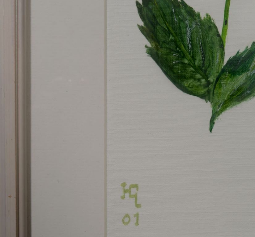 Herman Lievers: Olieverf, Dahlia's - Ingelijst kopen? Bied vanaf 1!