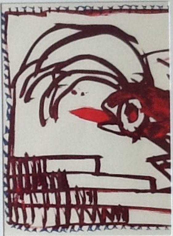  Litho Pierre Alechinsky 1988 Cobra kopen? Bied vanaf 1!