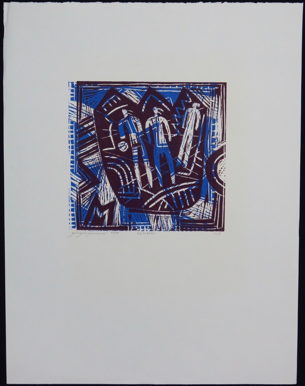 Ferenc Gogos: Zeefdruk, Reizigers verkocht voor € 35!