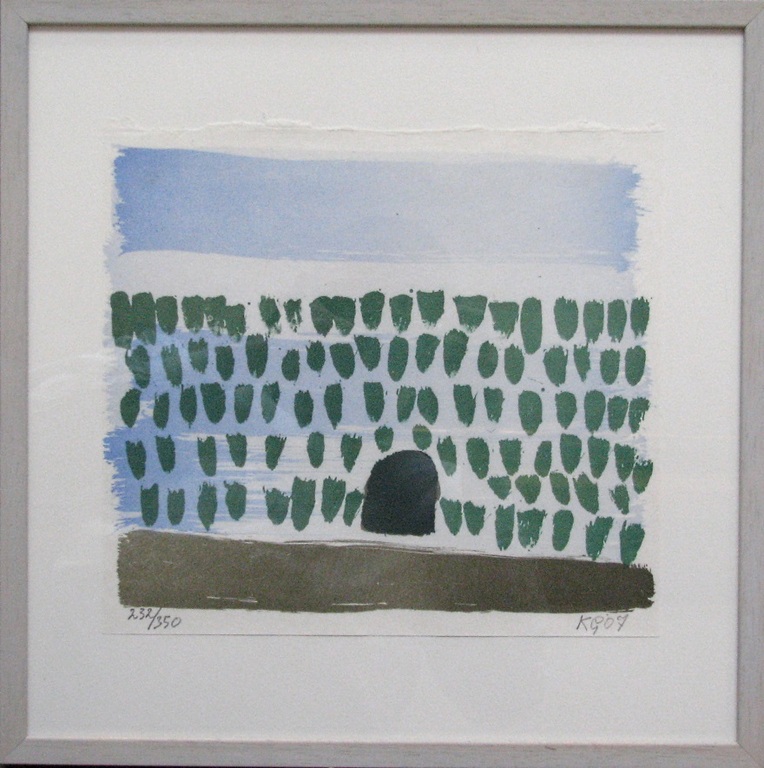 Gubbels, litho, Gat in de heg 2007 verkocht voor € 50!