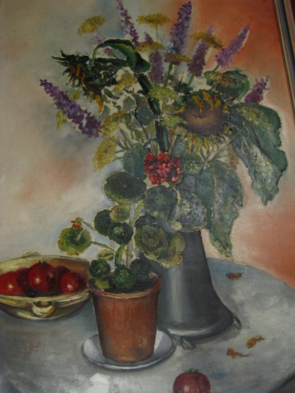 Vroeg ca1940 levensgroot Magisch Realistisch olieverf stilleven van Jos Viester  kopen? Bied vanaf 1!
