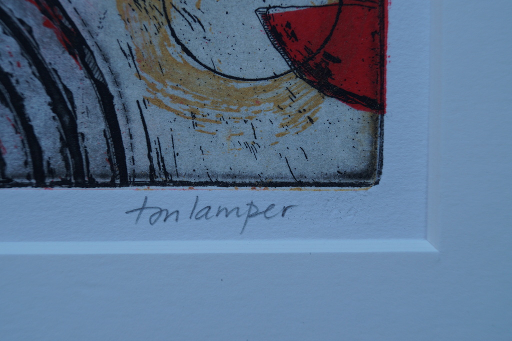 Ton Lamper - gesigneerde ets - Animalia Taurus kopen? Bied vanaf 20!