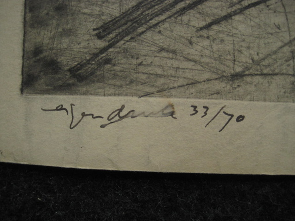 Zoltin Peeter (1942-) grote ETS eigen druk gesigneerd 1963 zeldzaam vroeg werk ! kopen? Bied vanaf 1!