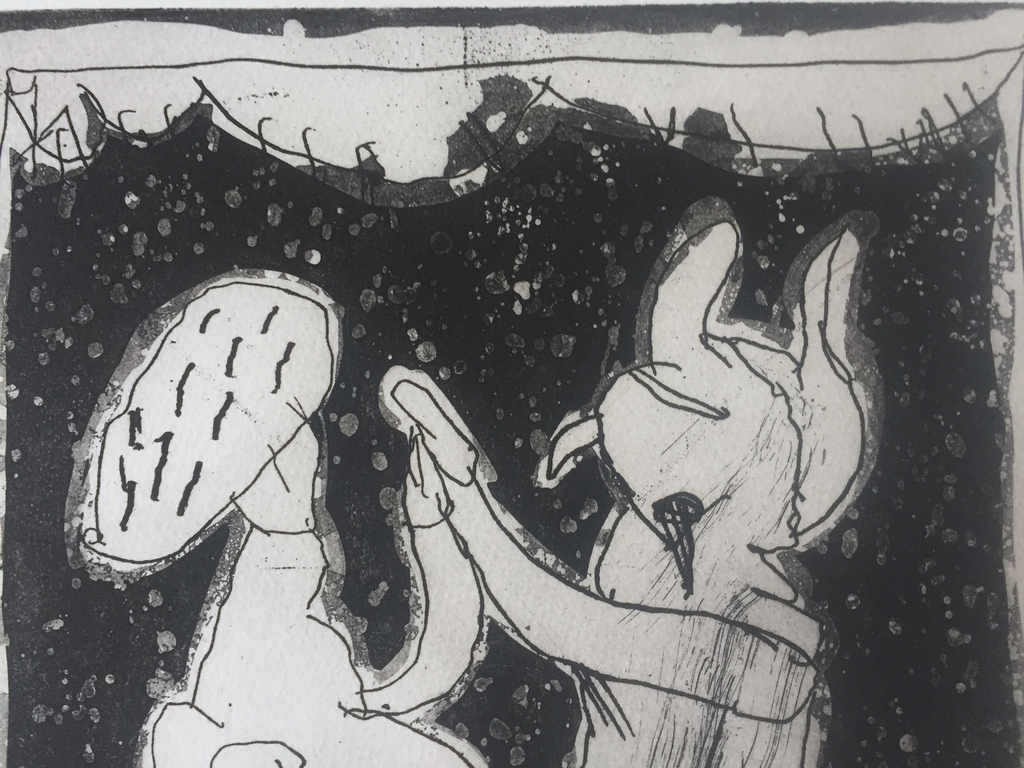 Lucebert, ets (kleine oplage: totaal 40 !) kopen? Bied vanaf 145!