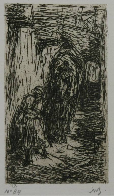 Marius Bauer: Ets, Een kameeldrijver verkocht voor € 35!