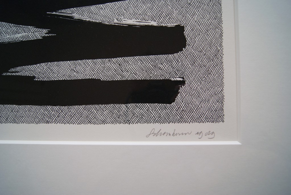 Jan Schoonhoven zeefdruk uit 1989 ingelijst. kopen? Bied vanaf 775!