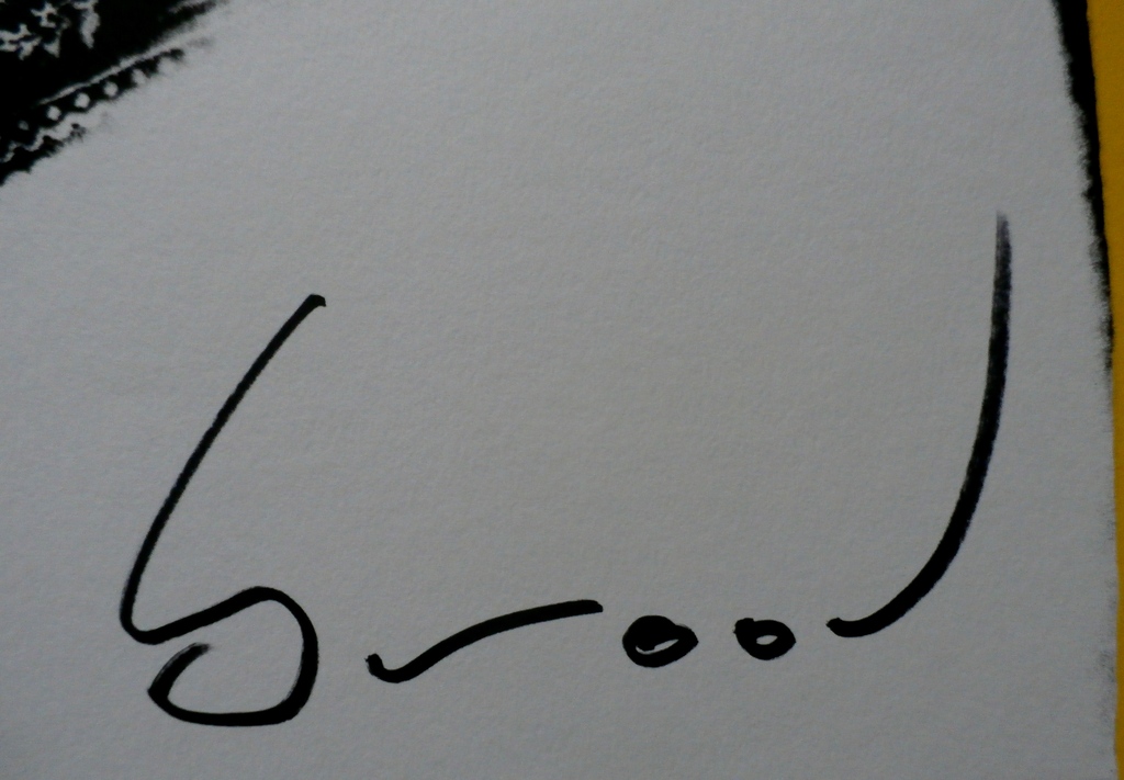 Herman Brood - zeefdruk: Hips (geel) kopen? Bied vanaf 175!