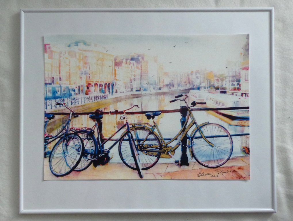 Elena Polyakova:  Amsterdam, Gemengde techniek kopen? Bied vanaf 50!