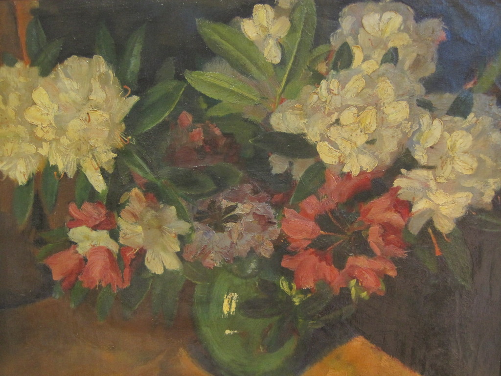 George Wildschut 1883-1966 olieverf stilleven Amsterdams impressionisme ca. 1920 verkocht voor € 201!