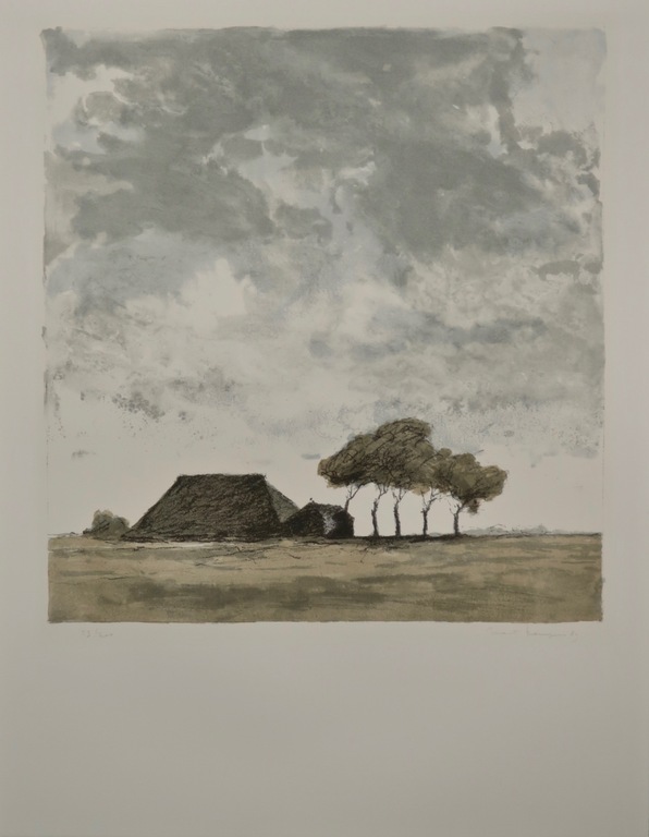 Mart Kempers: Litho, Zonder titel verkocht voor € 35!