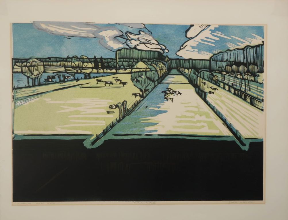 Luuk Scholten: Houtsnede, Ruimte met koeien kopen? Bied vanaf 1!