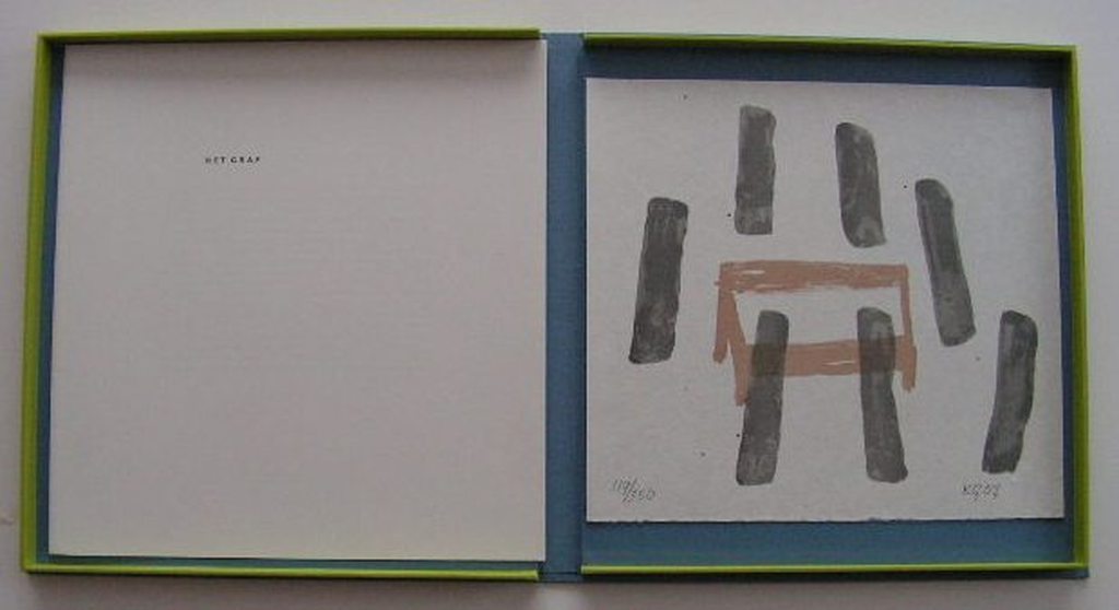 Klaas Gubbels  -  lithografie  -  'het graf' kopen? Bied vanaf 85!