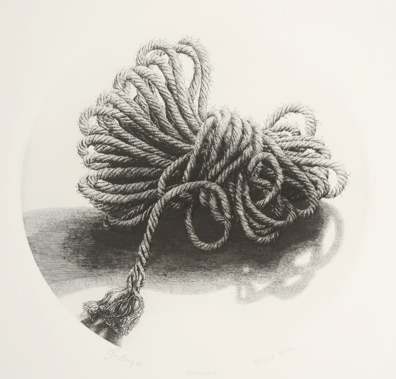 Gerard van Rooy: Ets en aquatint, Kluwen verkocht voor € 40!