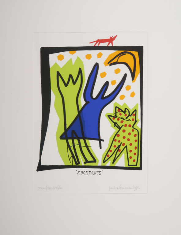 Peter Louman: Zeefdruk, Moondance kopen? Bied vanaf 20!