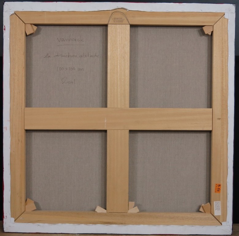 Hans Vanhorck: Olieverf op doek, La structure abstracte  kopen? Bied vanaf 400!
