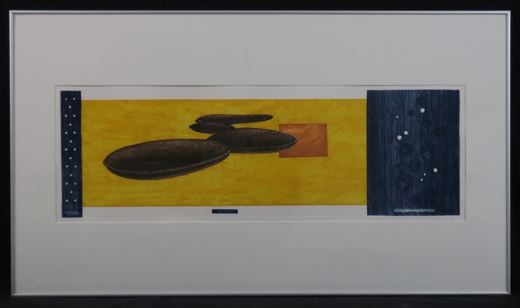 Gijs van Noort: Ets, The unverse - Ingelijst (groot) verkocht voor € 91!