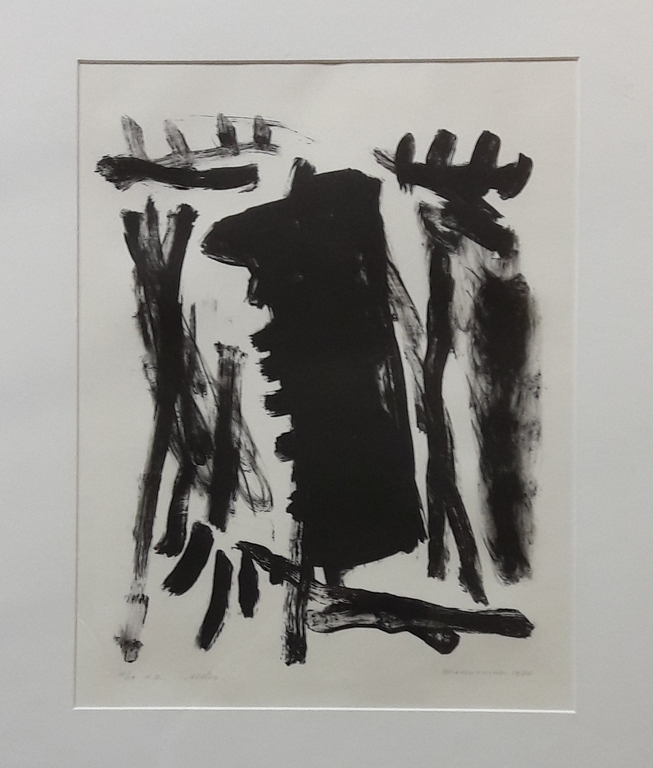 Werner Moonen, 10/19 gesigneerd, grafiek papier kopen? Bied vanaf 45!