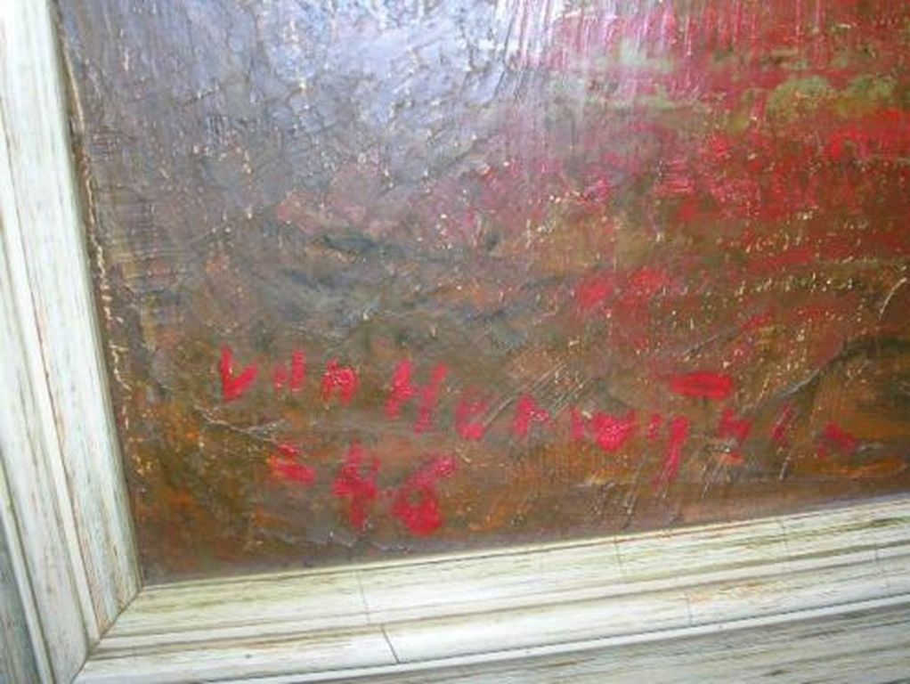 Jan van Herwijnen, olieverf, stilleven, bloemen in vaas kopen? Bied vanaf 450!