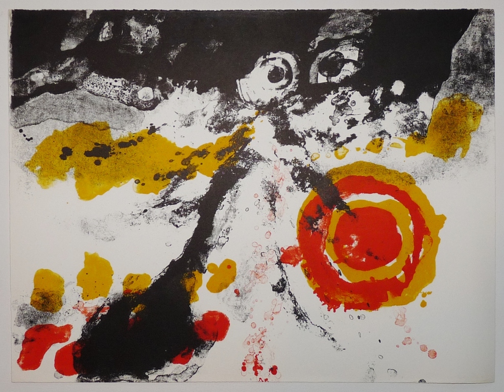 Jef Diederen, Litho, De Val, 1965 verkocht voor € 75!