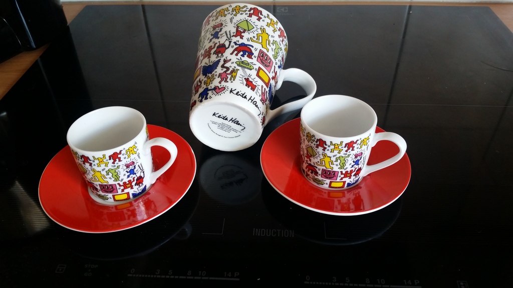 Koffie set Keith Haring kopen? Bied vanaf 10!