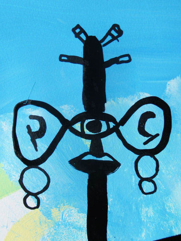 KAMAGURKA groot schilderij op papier, On her way to the catwalk, 65 x 50 cm kopen? Bied vanaf 350!