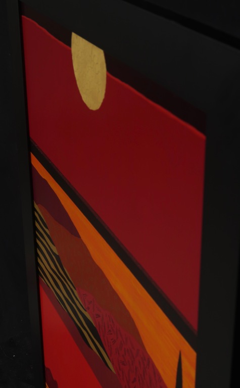 Ronald Boonacker: Zeefdruk op paneel, Il Belpaese I - Ingelijst kopen? Bied vanaf 50!