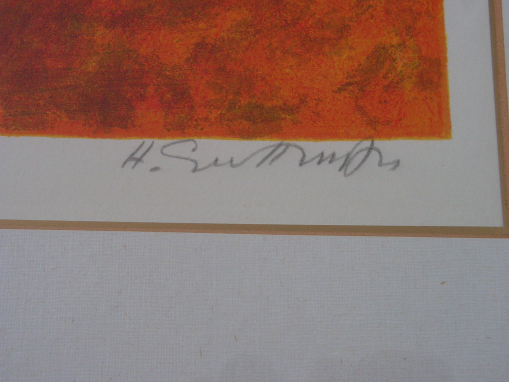 Harry Guttman, Spanje  -  Zeefdruk -  ZT  -  'ready to hang' kopen? Bied vanaf 100!