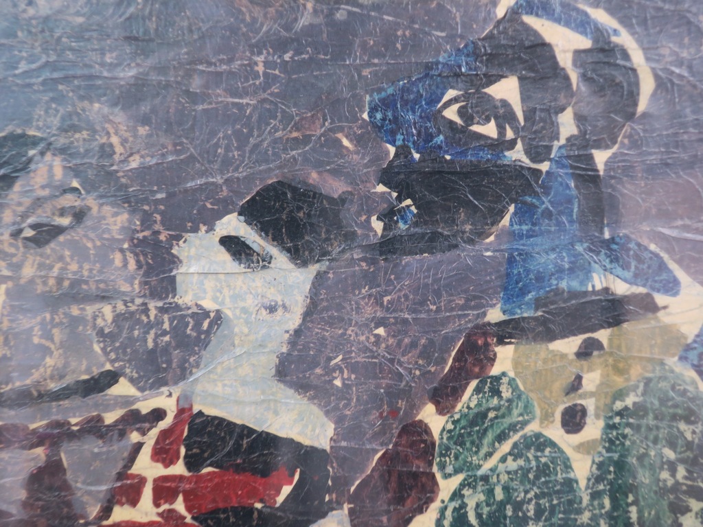 Hans van Draanen: Gouache op papier, 3 Figuren - Ingelijst kopen? Bied vanaf 80!