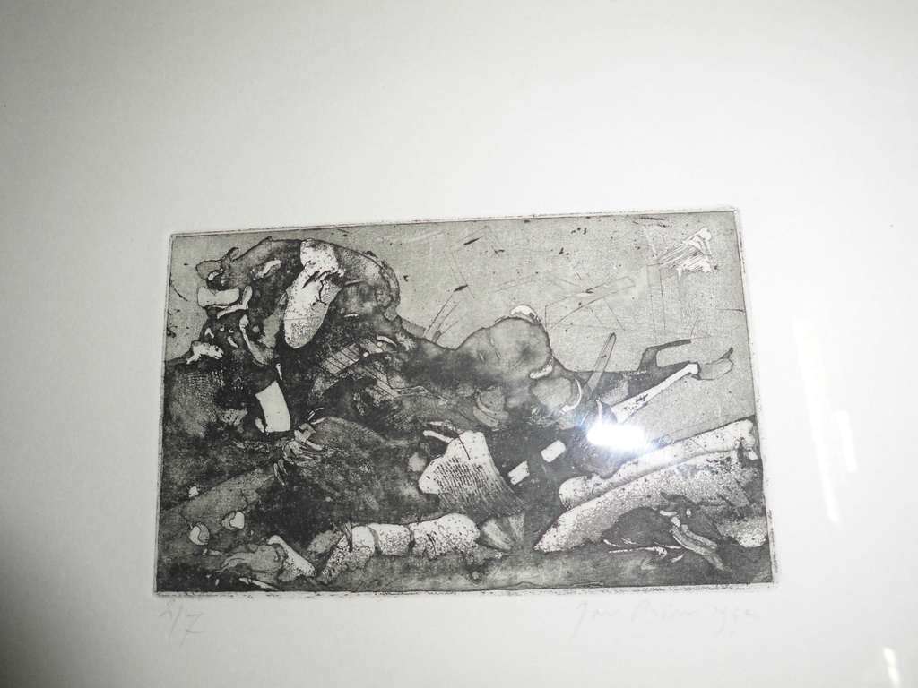 Jan Prins : 4 Kleine Ingelijste Grafiekjes : Sillevens kopen? Bied vanaf 40!