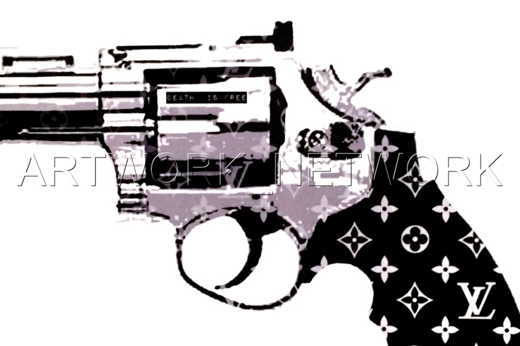 DEATH NYC "Gun W" - n° A/P - Signed with COA (Edition Artist Proof) kopen? Bied vanaf 1!
