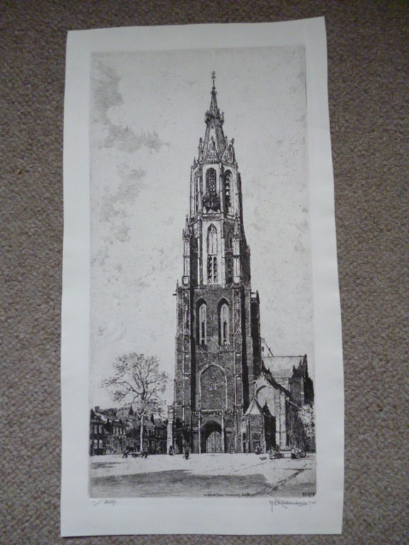 H.E.Roodenburg-Ets-Sint Ursula toren (Nieuwe Kerk), Delft kopen? Bied vanaf 25!