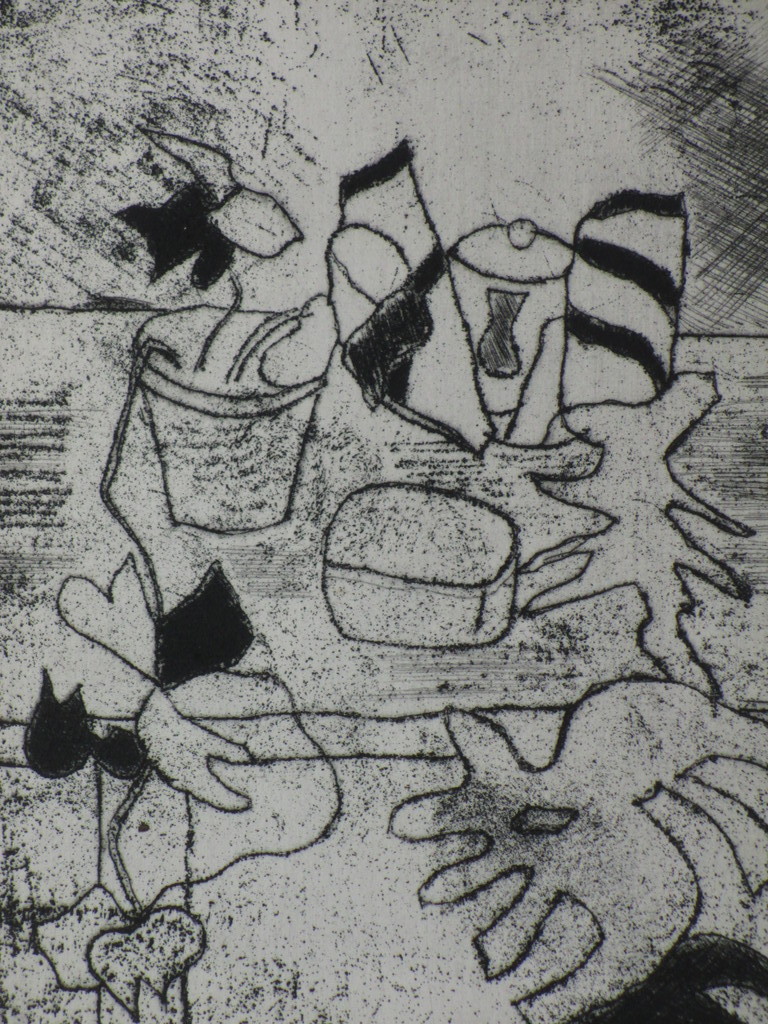Hans Wiesman, Stilleven op tafel, Ets kaufen? Bieten Sie von 35!