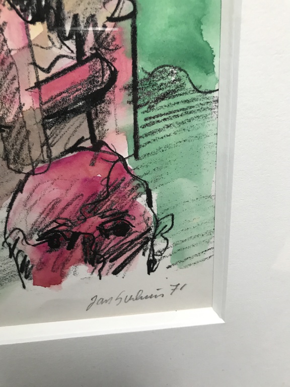 Jan Sierhuis ingekleurde litho  kopen? Bied vanaf 75!